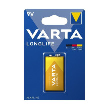 Battery - Varta 9V Long Life 1.5V 14.5mm x 50.5mm 23g