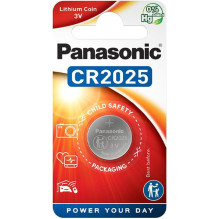 Battery - Panasonic CR2025 3V Lithium 20mm x 2.5mm
