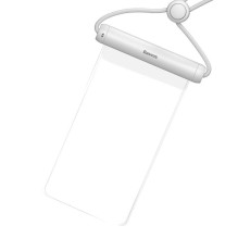 Case - Baseus Cylinder Waterproof Smartphone Bag (IPX8, 7.2 inches, White) Case - Baseus Cylinder Waterproof Smartphone Bag (IPX8, 7.2 inches, White)