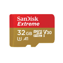 MicroSD Card - SanDisk Extreme 32 GB UHS-I Class 10 MicroSD Card - SanDisk Extreme 32 GB UHS-I Class 10