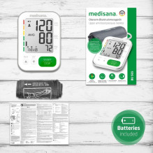 Kraujo Spaudimo Matuoklis - Medisana BU 565 0-300 mmHg, 120 Rodmenų, Reguliuojamas Rankovė Baltas Kraujo Spaudimo Matuoklis - Medisana BU 565 0-300 mmHg, 120 Rodmenų, Reguliuojamas Rankovė Baltas