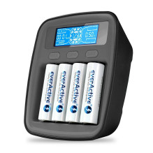 Charger - everActive NC1000MV2 Ni-MH USB-C for AAA / AA Batteries Charger - everActive NC1000MV2 Ni-MH USB-C for AAA / AA Batteries