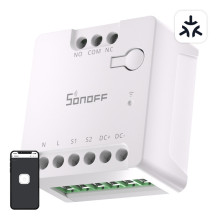Išmanusis namų prietaisas - Sonoff MINI-D WiFi jungiklis (AC / DC 12-48V, sausas kontaktas)