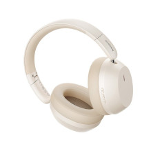 Headphones - Baseus Bass 35 Max Wired And Wireless Music USB Type-C Bluetooth 50h Beige Color Headphones - Baseus Bass 35 Max Wired And Wireless Music USB Type-C Bluetooth 50h Beige Color