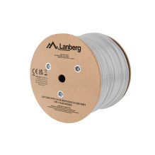 LANBERG LAN CABLE SFTP CAT.5E 305M SOLID CU LSZH GREY CPR + FLUKE PASSED