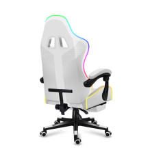 HUZARO FORCE 4.7 RGB balta žaidimų kėdė HUZARO FORCE 4.7 RGB balta žaidimų kėdė