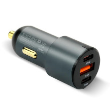 Car charger everActive CC-40Q USB QC3.0 + 2x USB-C PD 60W Car charger everActive CC-40Q USB QC3.0 + 2x USB-C PD 60W