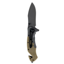 Commander Rescue 101 INC Knife, Black / Tan Commander Rescue 101 INC Knife, Black / Tan