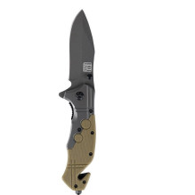 Commander Rescue 101 INC Knife, Black / Tan Commander Rescue 101 INC Knife, Black / Tan
