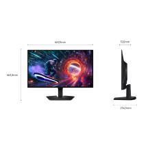 „Samsung G50F“ kompiuterio monitorius 68,6 cm (27") 2560 x 1440 pikselių „Quad HD OLED“ juodas