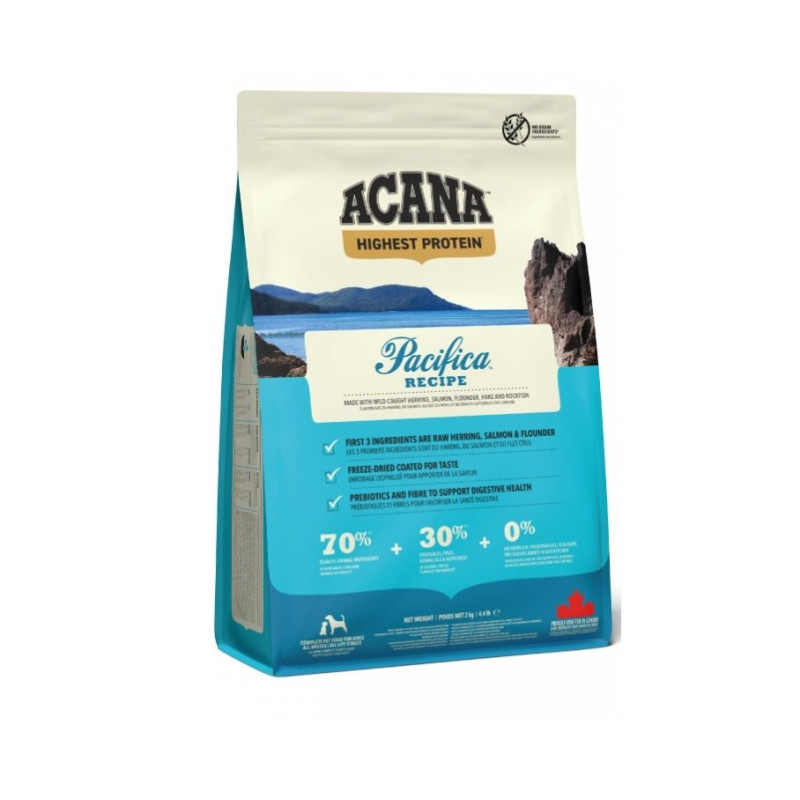 ACANA Highest Protein Pacifica Dog - sausas šunų ėdalas - 2 kg