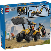 LEGO CITY 60480 Yellow Backhoe Loader LEGO CITY 60480 Yellow Backhoe Loader
