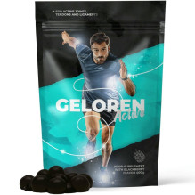 Sveikatos papildas - GELOREN Active Blackberry Gummies (CONTIPRO, 90 vnt, kolagenas, vitaminas C)