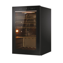Haier Wine Bank 50 Serie 3 HWS49GAE Kompresorinis vyno aušintuvas Laisvai pastatomas Juoda 49 buteliai