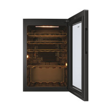 Haier Wine Bank 50 Serie 3 HWS49GAE Kompresorinis vyno aušintuvas Laisvai pastatomas Juoda 49 buteliai