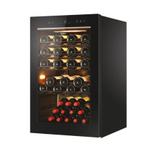 Haier Wine Bank 50 Serie 3 HWS49GAE Kompresorinis vyno aušintuvas Laisvai pastatomas Juoda 49 buteliai