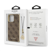 Guess GUHCP13LGF4GBR iPhone 13 Pro / 13 6.1 "brown / brown hardcase 4G Charms Collection Guess GUHCP13LGF4GBR iPhone 13 Pro / 13 6.1 "brown / brown hardcase 4G Charms Collection