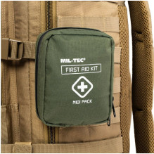 Mil-Tec First Aid Kit Midi Pack - Olive Mil-Tec First Aid Kit Midi Pack - Olive