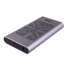 M.2 SSD Korpusas - LINDY SSD Dėklas USB 3.2 Gen 2x2 Dual SSD Klonavimo 20Gbps Palaikymas 42 / 60 / 80mm