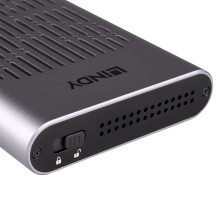 M.2 SSD Korpusas - LINDY SSD Dėklas USB 3.2 Gen 2x2 Dual SSD Klonavimo 20Gbps Palaikymas 42 / 60 / 80mm