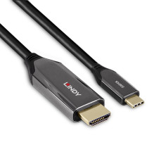 Adapteris - USB Type C į HDMI 8K60 1m Laidas 48Gbps Auksu Padengtas Adapteris - USB Type C į HDMI 8K60 1m Laidas 48Gbps Auksu Padengtas