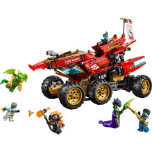 Žaislų Rinkinys - LEGO NINJAGO 71869 Žemės Grobis, 1214 Detalės, 6 Minifigūrėlės, 170 mm (P) × 350 mm (G) × 240 mm (A) Žaislų Rinkinys - LEGO NINJAGO 71869 Žemės Grobis, 1214 Detalės, 6 Minifigūrėlės, 170 mm (P) × 350 mm (G) × 240 mm (A)