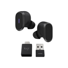 Garso Įranga - Logitech Zone True Wireless, ANC, Dual Connectivity, Juoda