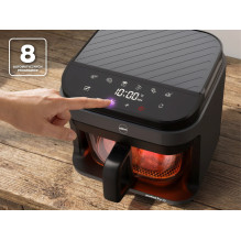 ELDOM FR500 AIR FRYER GLASS CONTAINER 5.5 L ELDOM FR500 AIR FRYER GLASS CONTAINER 5.5 L