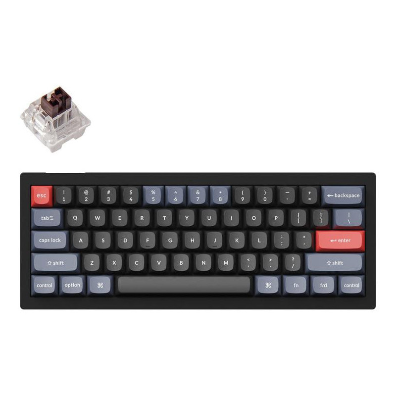 Klaviatūra WRL V4 RGB / ANGLIES JUODA V4-B3 KEYCHRON