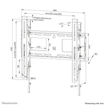 TELEVIZORIAUS ACC MONTAVIMAS prie sienos / WL35-750BL14 NEOMONTS TELEVIZORIAUS ACC MONTAVIMAS prie sienos / WL35-750BL14 NEOMONTS