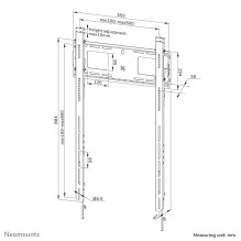 TV SET ACC WALL MOUNT / WL30-750BL18P NEOMOUNTS