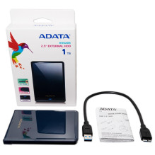 Išorinis HDD, ADATA, HV620S, 1TB, USB 3.1, mėlyna spalva, AHV620S-1TU31-CBL