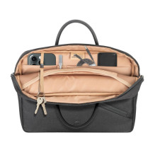 RIVACASE nešiojamojo kompiuterio dėklas ECO MACBOOK AIR 15 / JUODAS 8124