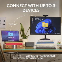 PELĖ USB OPTINĖ WRL MX 3S / BLYŠKAI PILKA 910-006930 LOGITECH