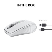 MOUSE USB OPTICAL WRL MX 3S / PALE GREY 910-006930 LOGITECH