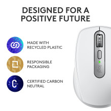 PELĖ USB OPTINĖ WRL MX 3S / BLYŠKAI PILKA 910-006930 LOGITECH