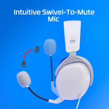 HEADSET HYPERX CLOUDX STINGER2 / WHITE / BLUE 75X29AA HYPERX