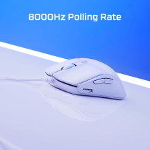 PELĖ USB OPTICAL PULSEFIRE / HASTE 2 WHITE HYPERX