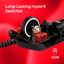 PELĖ USB OPTICAL PULSEFIRE / HASTE 2 WHITE HYPERX