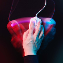 PELĖ USB OPTICAL PULSEFIRE / HASTE 2 WHITE HYPERX