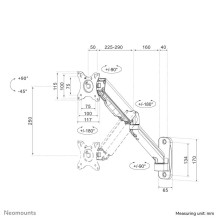 MONITOR ACC WALL MOUNT / 17-32" WL70-450BL11 NEOMOUNTS MONITOR ACC WALL MOUNT / 17-32" WL70-450BL11 NEOMOUNTS