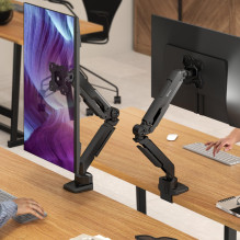 MONITOR ACC DESK MOUNT / 13-34" BLACK G90-B ONKRON MONITOR ACC DESK MOUNT / 13-34" BLACK G90-B ONKRON