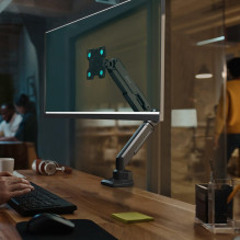 MONITORIAUS STALO LAIKIKLIS / 13–34 COLIŲ JUODAS G90-B ONKRON MONITORIAUS STALO LAIKIKLIS / 13–34 COLIŲ JUODAS G90-B ONKRON