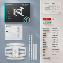 TV SET ACC WALL MOUNT / 40-75" / WHITE M6L-W ONKRON