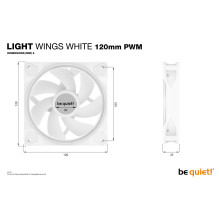 CASE FAN 120MM LIGHT WINGS PWM / WHITE PWMBL100 BE TYLUS CASE FAN 120MM LIGHT WINGS PWM / WHITE PWMBL100 BE TYLUS