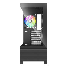 Case, XILENCE, XG172, MidiTower, Case product features Fan control panel / Transparent panel, Not included, Colour Black