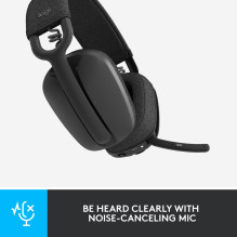 AUSINĖS „ZONE VIBE 100 WRL“ / JUODA 981-001213 LOGITECH AUSINĖS „ZONE VIBE 100 WRL“ / JUODA 981-001213 LOGITECH