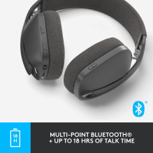 AUSINĖS „ZONE VIBE 100 WRL“ / JUODA 981-001213 LOGITECH AUSINĖS „ZONE VIBE 100 WRL“ / JUODA 981-001213 LOGITECH