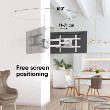 TV SET ACC WALL MOUNT / 40-75" / WHITE M7L-W ONKRON TV SET ACC WALL MOUNT / 40-75" / WHITE M7L-W ONKRON