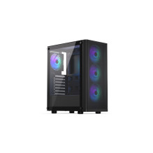 Case, ENDORFY, Ventum 200 ARGB, MidiTower, Case product features Transparent panel, Not included, ATX, MicroATX, MiniITX